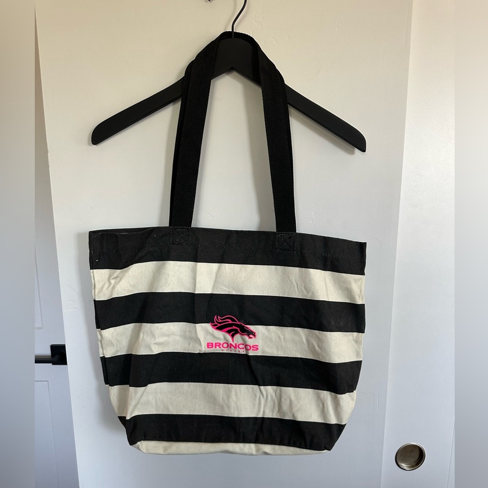 NWOT Denver Broncos Canvas Tote Bag